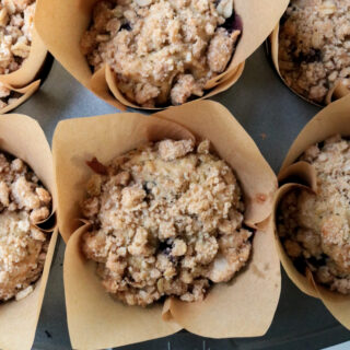 GF Banana Blueberry Muffins