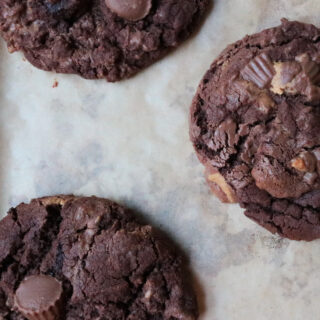 Just Three PB Cup Cookies