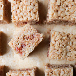 PB&J Rice Krispie Treats